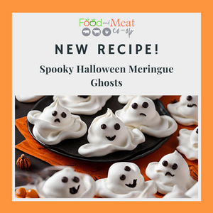 Spooky Halloween Meringue Ghosts