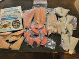 Clearance: 14lbs Wild Caught Sustainable Seafood Variety Box, Gluten Free