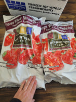 Overstock: 10 lb Case of Frozen Strawberries