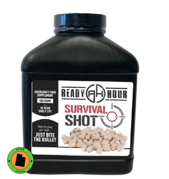 NEW: 30-day Supply Survival Shot from Ready Hour, GLUTEN FREE