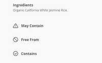 Clearance: 12 lb Case of Organic White Jasmine Rice, 2lb-6 in case