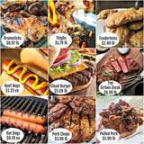 DIGITAL DEAL: SAVE An Additional $25 Pre-Purchase for 2024 - 29 lbs of BBQ Favorites Bundle: Steak, Pork, Chicken, Burgers, Hot Dogs (7 Cuts of Meats and 128 ozs. of STEAK)