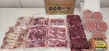 29 lbs of BBQ Favorites Bundle: Steak, Pork, Chicken, Burgers, Hot Dogs (7 Cuts of Meats and 128 ozs. of STEAK)