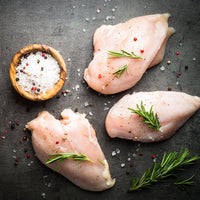 Chicken Breast:  40lb Case, Fresh, Boneless, Skinless, Natural, Cage-Free, Antibiotic-Free