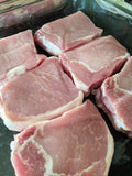 12 lb Case Natural Boneless Center Cut Pork Chops