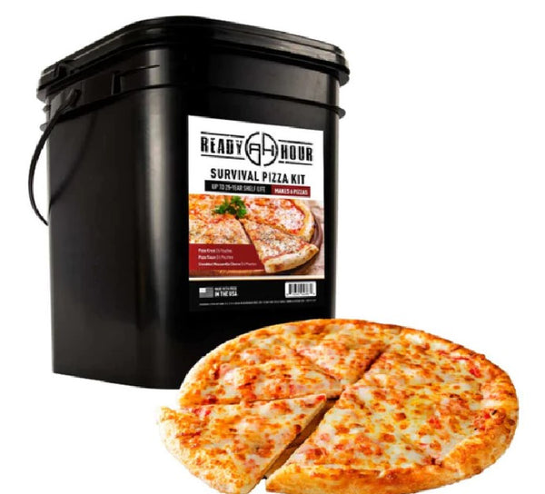 NEW: 18 Pouches of Pizza Freeze Dried Meal Kit from Ready Hour (25-Year Shelf Life), makes 6 Pizzas