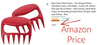 LIMITED TIME: 1 Set of Original Red Bear Paw Meat Shredders