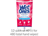 OVERSTOCK DEAL: 12 pk of 40ct Wet Ones Wipes